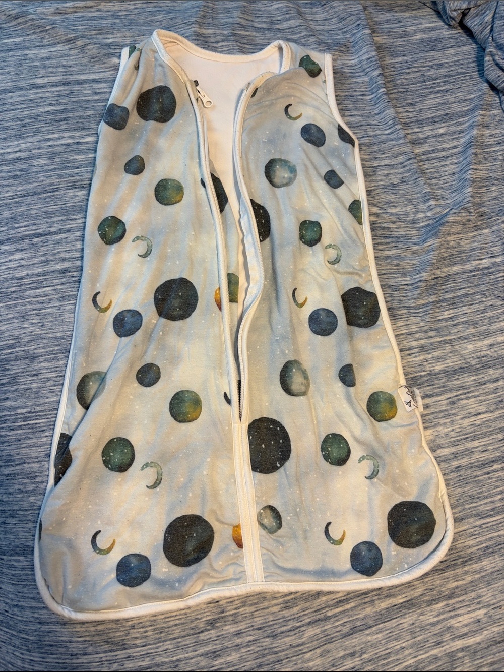 Copper Pearl Light Blue Moon Sleep Sack